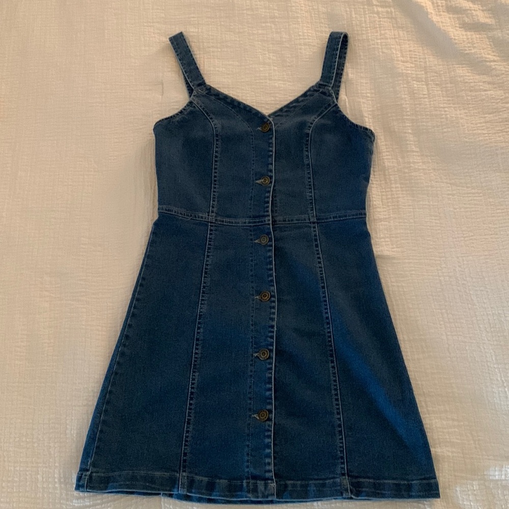Forever 21: Mini Denim Dress (Size Small)